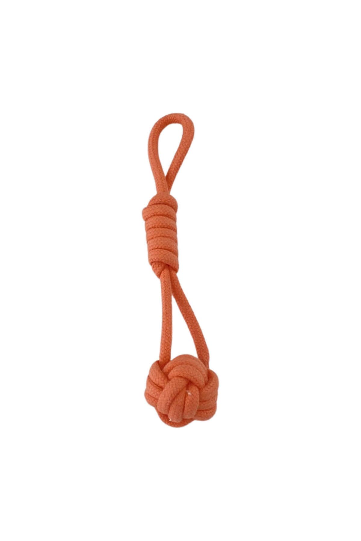 Pet Comfort-100% Cotton Orange Drawstring Cat Toy - 15cm 639140 1