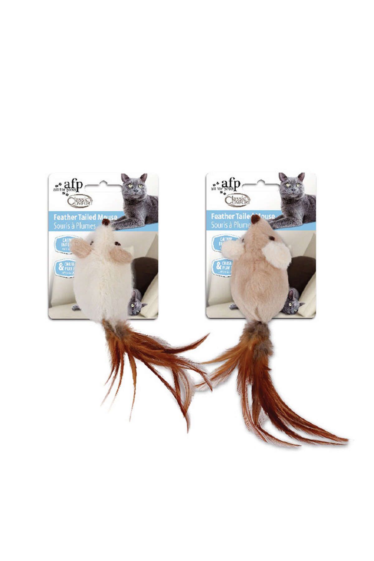 Afp Classic Comfort - Tüy Kuyruklu Peluş Fare YKTSN