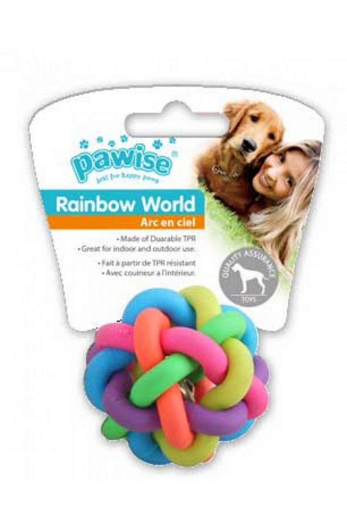 Pawise Rainbow World Örgü Top Ø 6,5 cm YKTSN