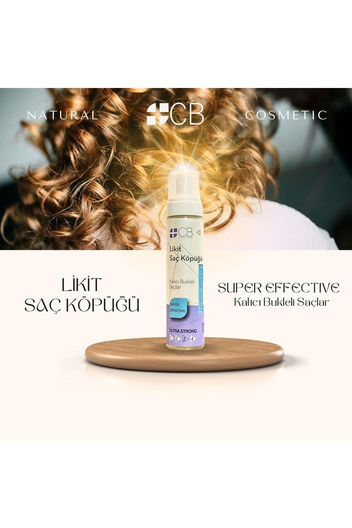 CODE BLONDE Likit Saç Köpüğü No:3 300ml.