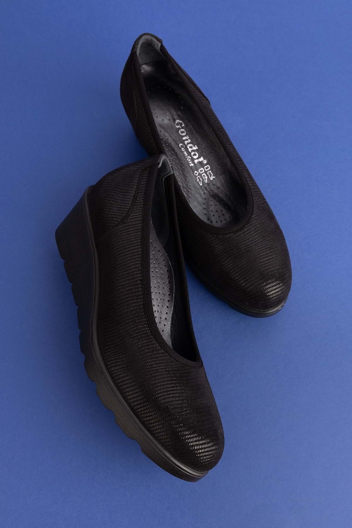 Gondol-Wedge Heels Γνήσιο Δερμάτινο Καθημερινά Μητρικά Παπούτσια - ell.6806 8