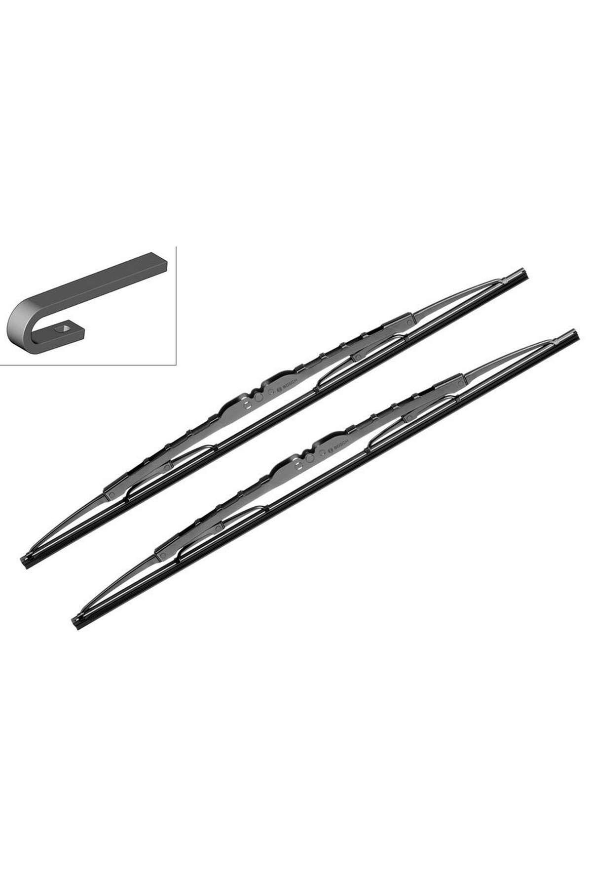 automars SİLECEK SÜPÜRGESİ 500C 500MM/500MM TELLİ TİP ECO TAKIM [ UNIVERSAL ] FLKRY