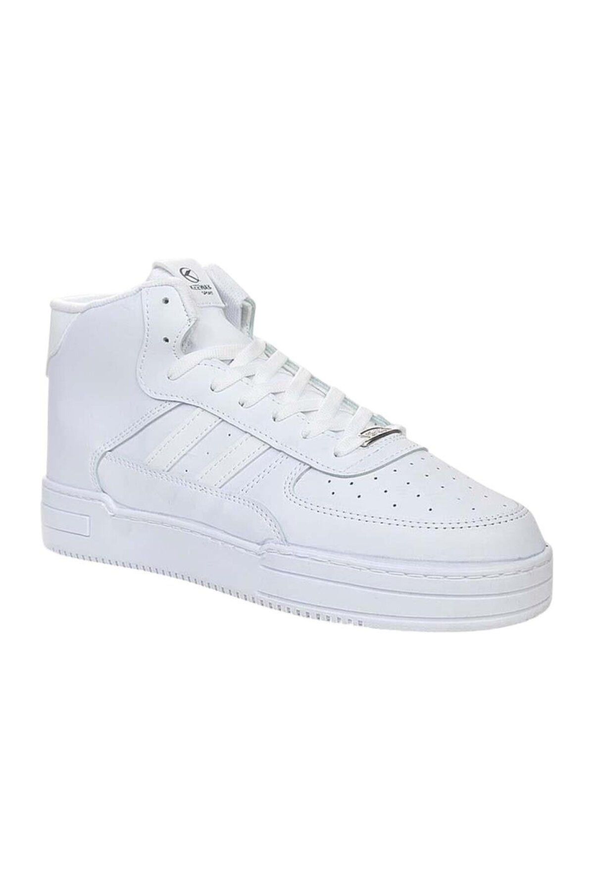 Liger-Men's High Top Basket Sneaker Shoes White 2