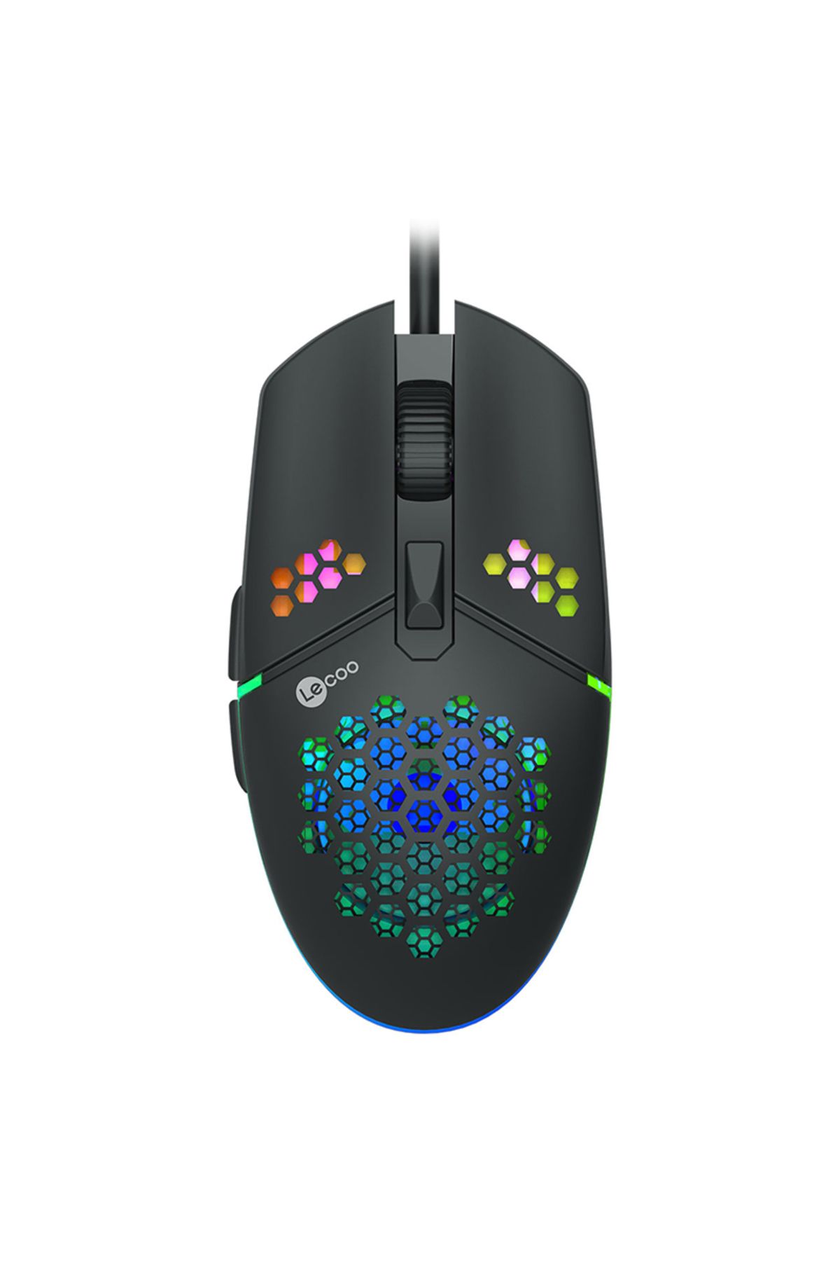 TİMİON LECOO MS105 3200 DPI 6 TUŞLU KABLOLU RGB LED AYDINLATMALI GAMING MOUSE (5148)