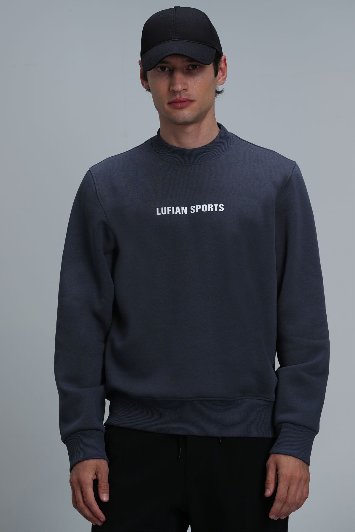 Lufian-Star Men's Sweatshirt Anthracite 5