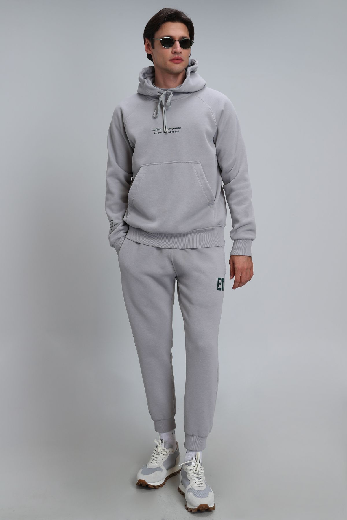 Lufian-Jeremy Men's Sweatpants Light Gray 4