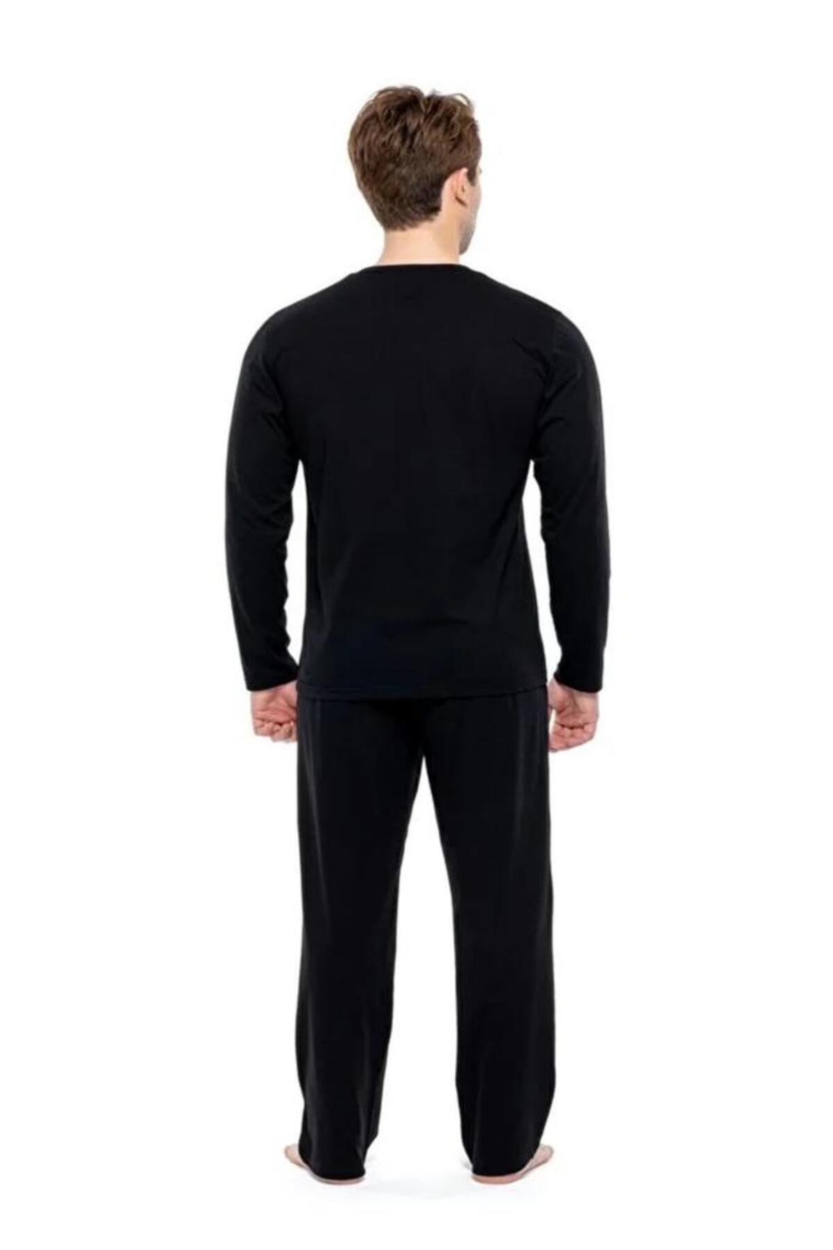 Mod Collection-100% Cotton Large Size Men's Pajama Set 2