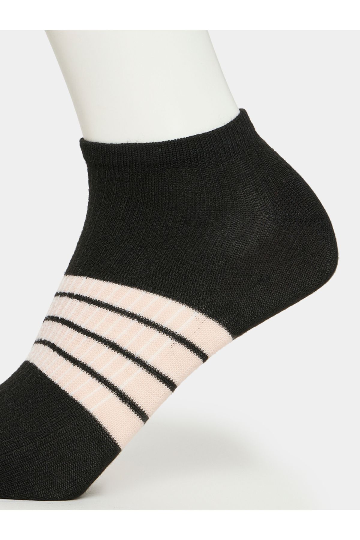 Styli-Pack of 5 - Striped Detail Ankle Socks 5