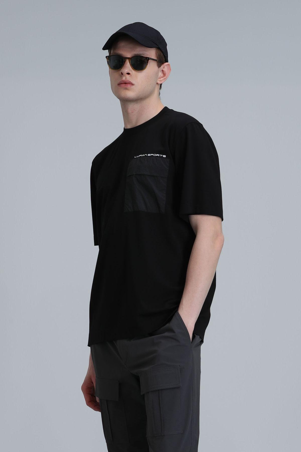 Lufian-Black Lam Graphic Modern T-Shirt 5