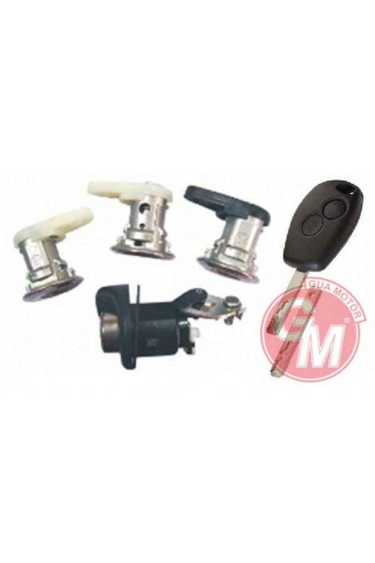 GUA KAPI KİLİTİ FİŞEK TK 4 lü SET KUMANDALI ANAHTAR İLE RENAULT D.LOGAN 2007- 1495357706