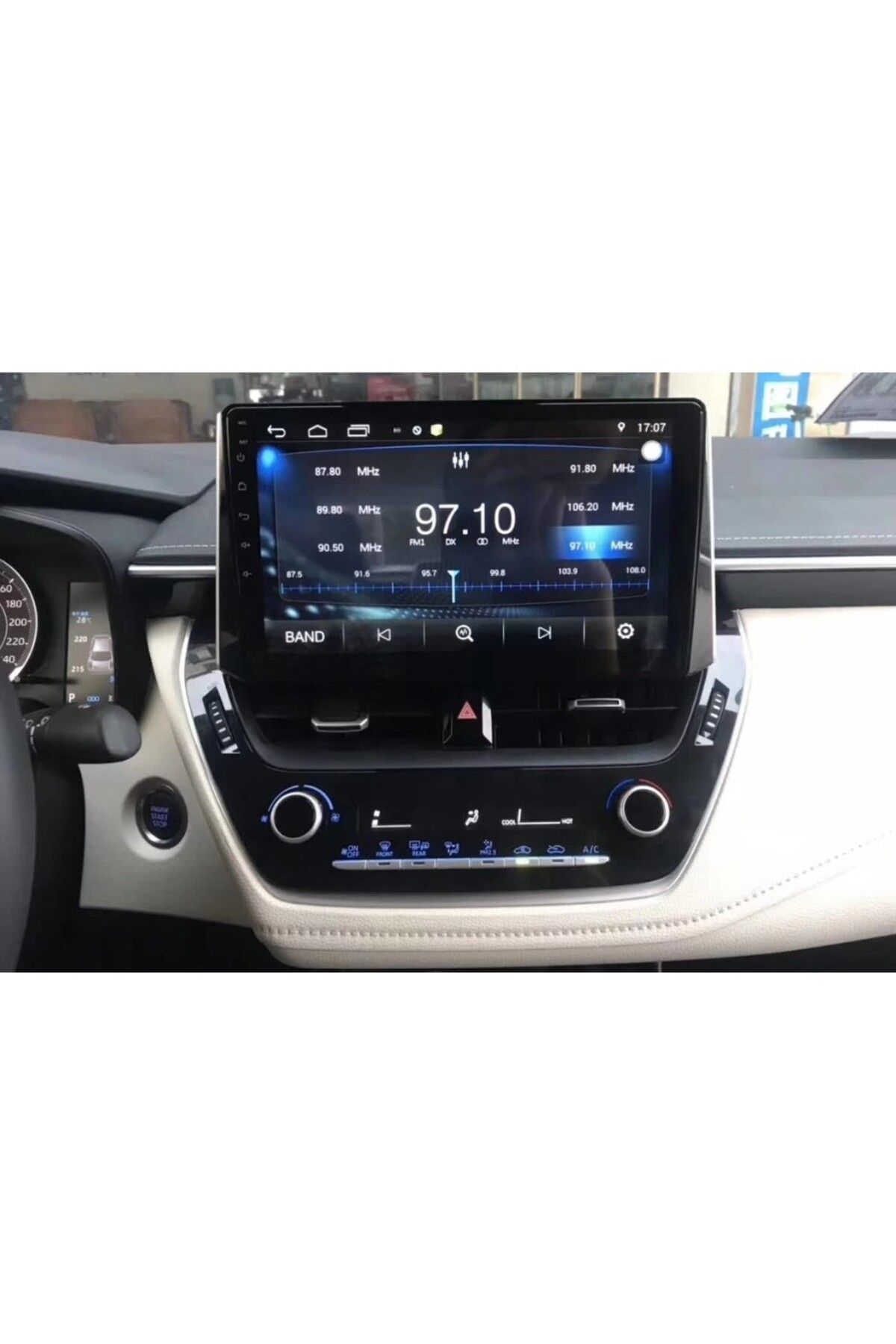 Dobest Toyota Corolla 19-23 Uyumlu 10 Inch/Kablosuz Carplay/Navigasyon/gps/9 Inç/Geri vites arka görünümü