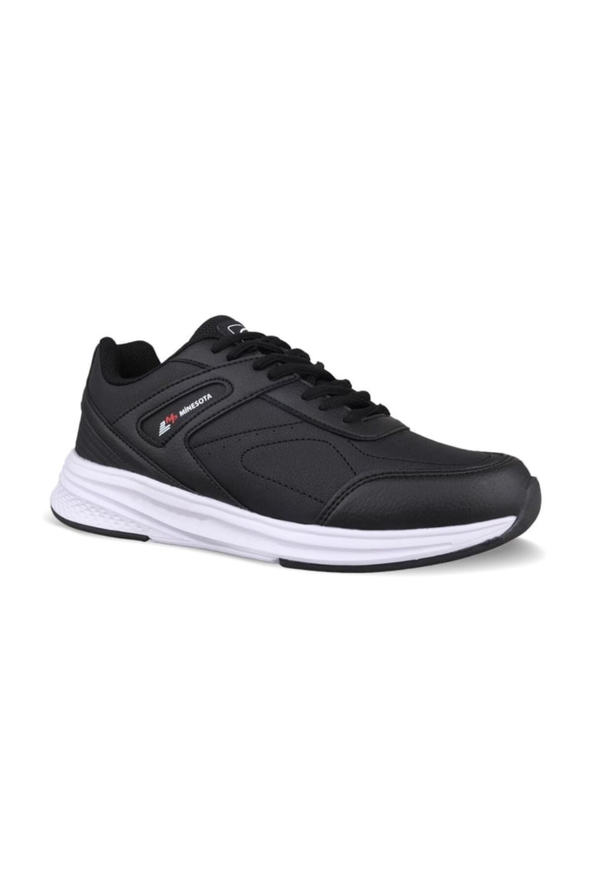 M.P.-Mp 242-1256 Pantofi sport cu șireturi unisex alb-negru 3