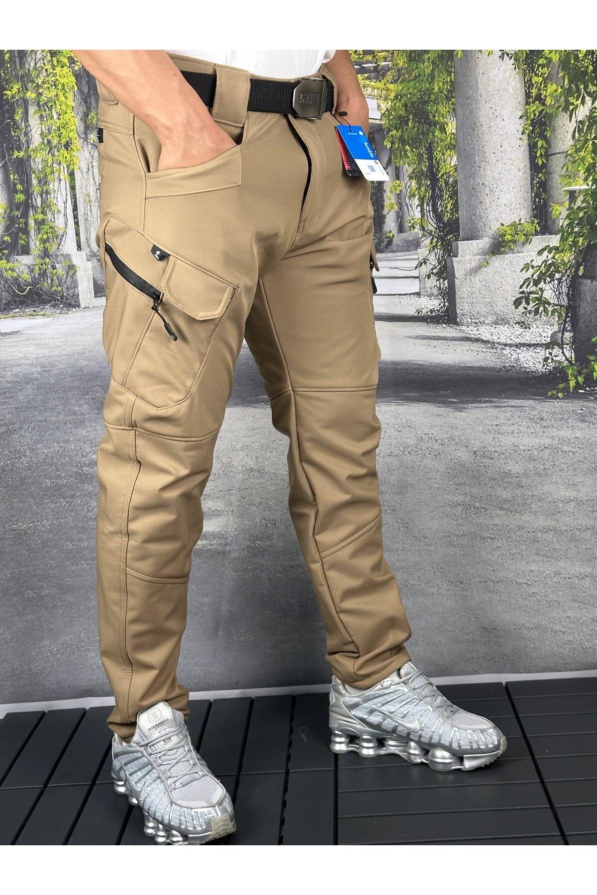 Mikro-Tactical Outdoor Cargo Pocket Inner Pole 7 Pocket Softgel Liquid and Windproof Winter Cargo Pocket Pants 2