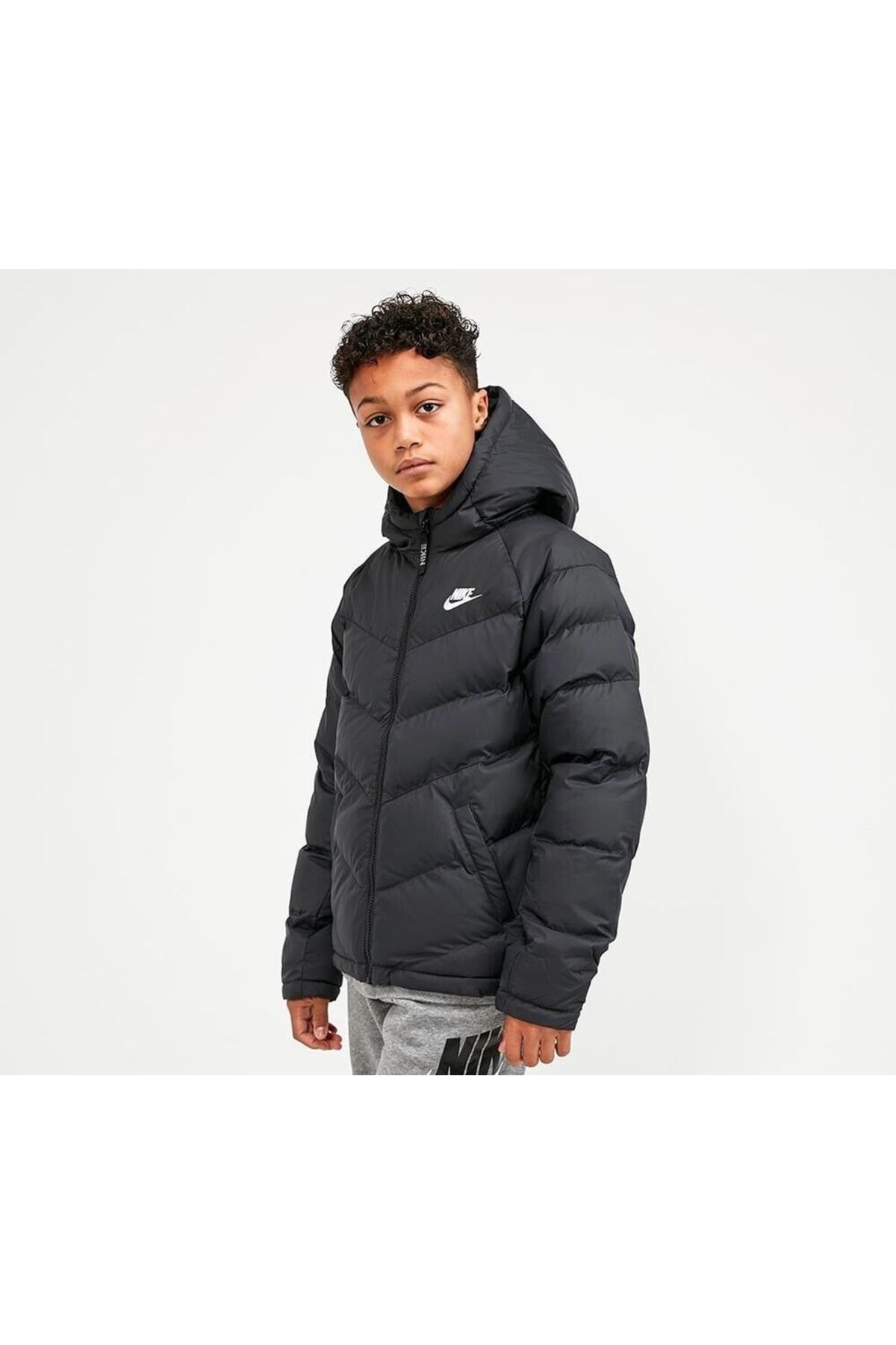 Nike-Sportswear Synthetic-fill Full-zip Unisex Children's Coat-cu9157-010 1