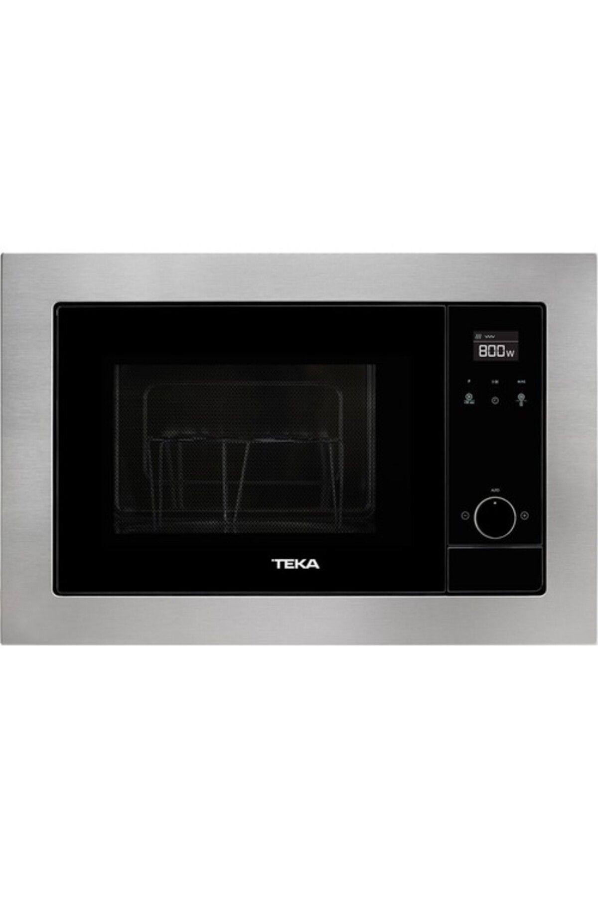 Teka - Ms 620 Bıs - Ankastre Mikrodalga Fırın Izgara - Inox & Siyah Cam - 20 Lt - 40584010