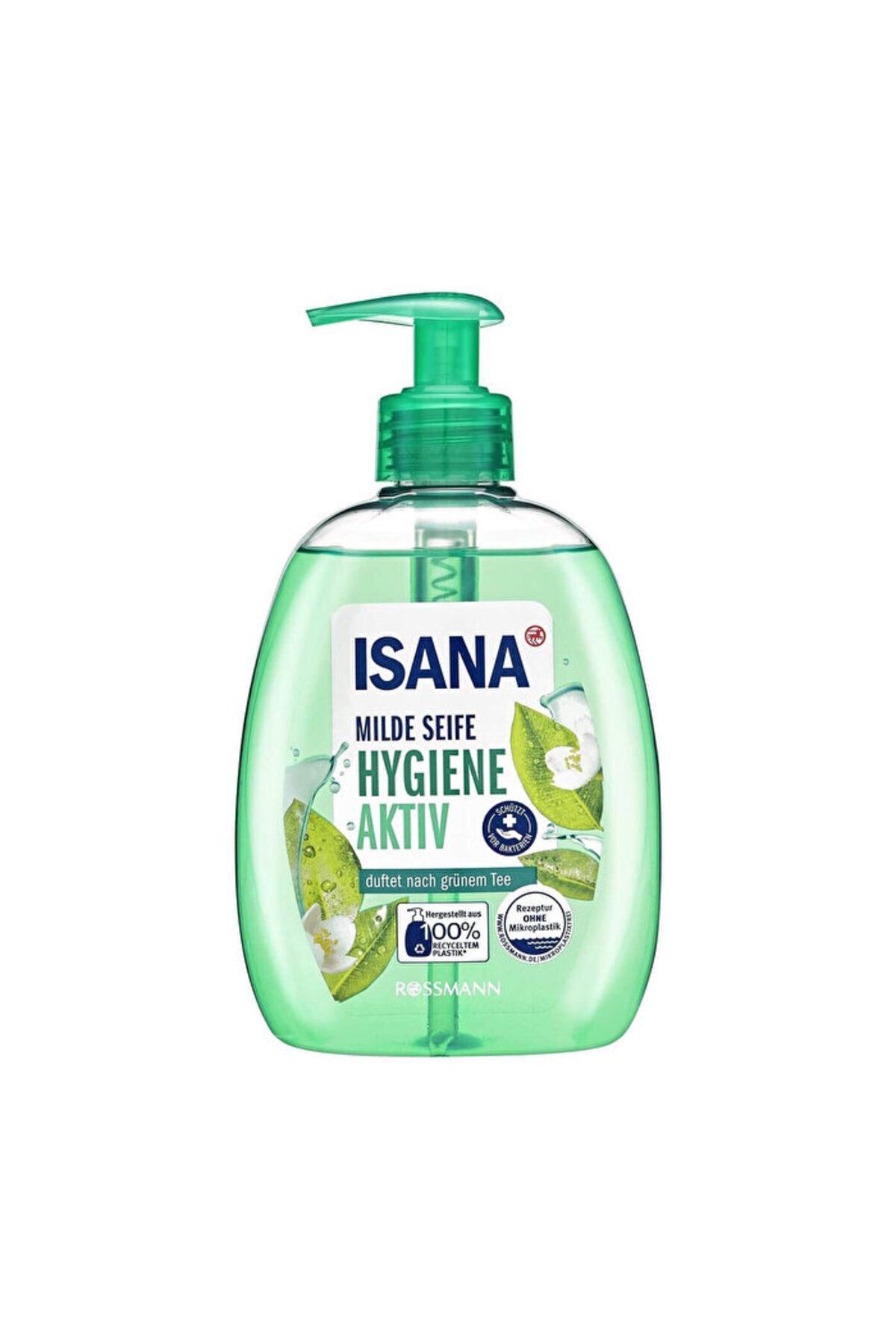 ISANA Sıvı Sabun - Hijyen Aktif Yeşil Çay - 500 ml