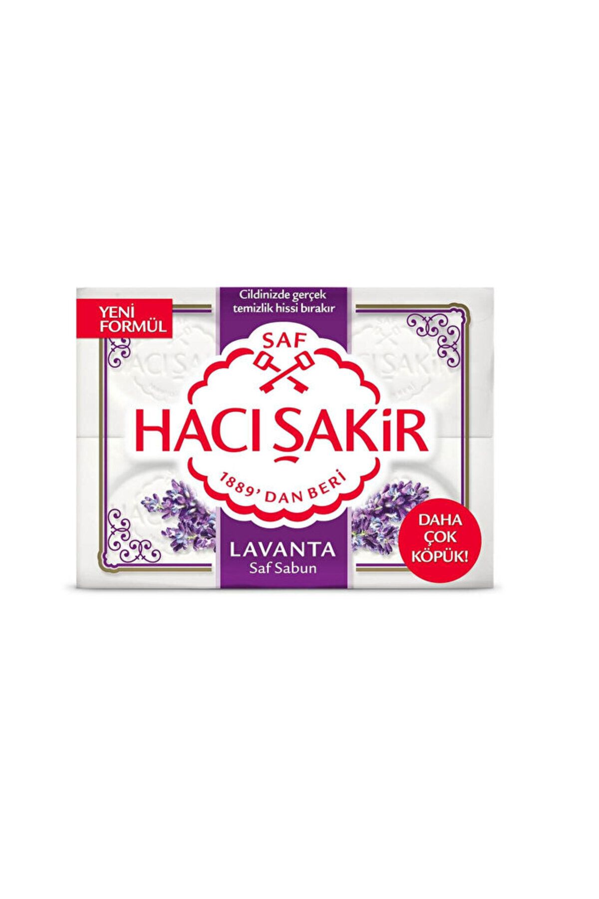 Hacı Şakir Katı Sabun - Lavanta - 4 adet