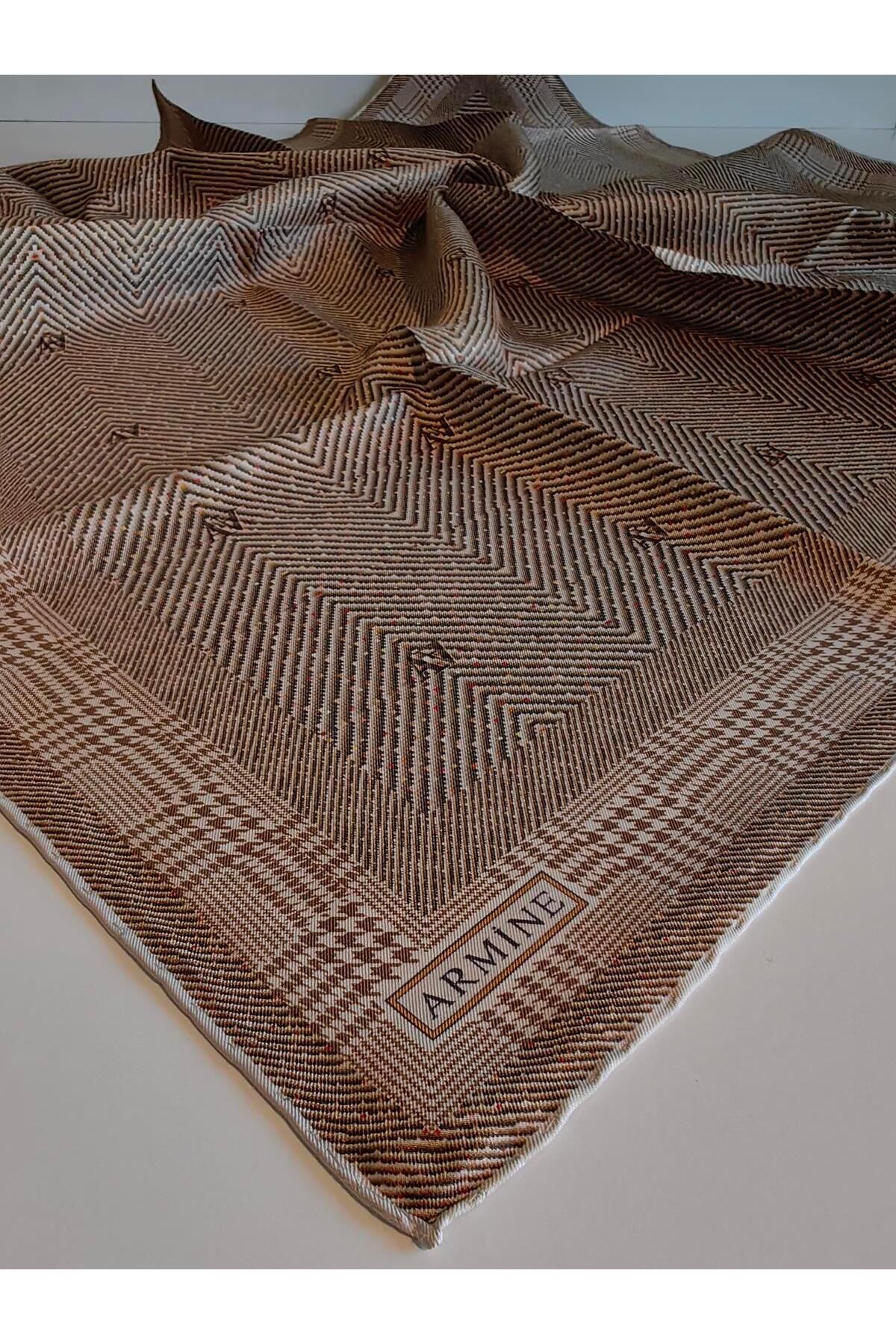 روسری چند رنگ حجاب TWILL ̇PEK 2025 فصل زمستان 9252D02 80 Armine
