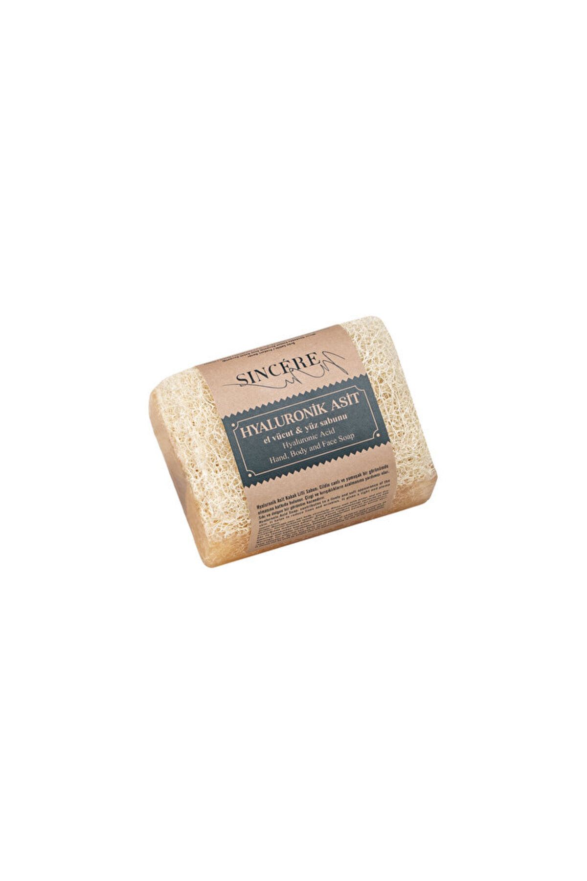 sincere Kabak Lifli Sabun - Hyaluronik Asit - 120 gr