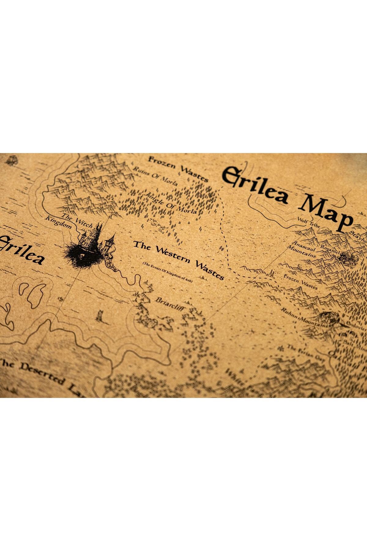 Talented Bears Workshop-Sarah J. Maas'Rustic Throne of Glass' Map - Erilea A3 Poster 6