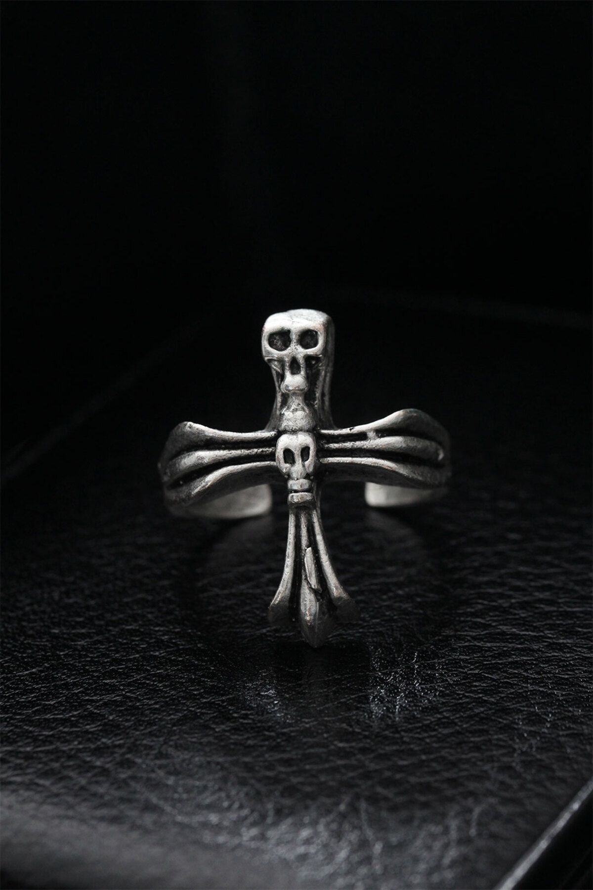 Liodora-Adjustable Skull Model Men's Ring 1