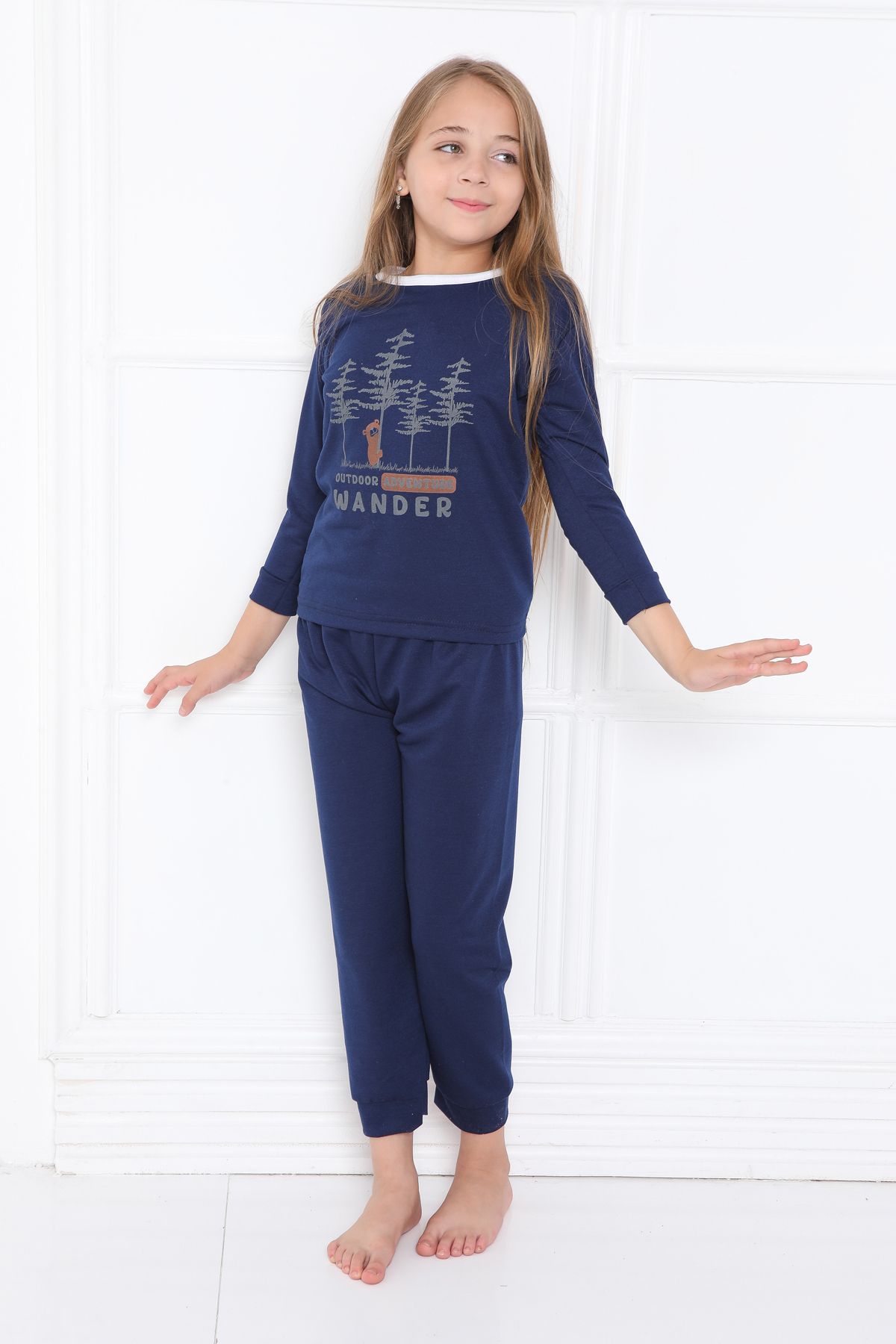 FAMES PİJAMA-Kids Two Thread House Clothing 7