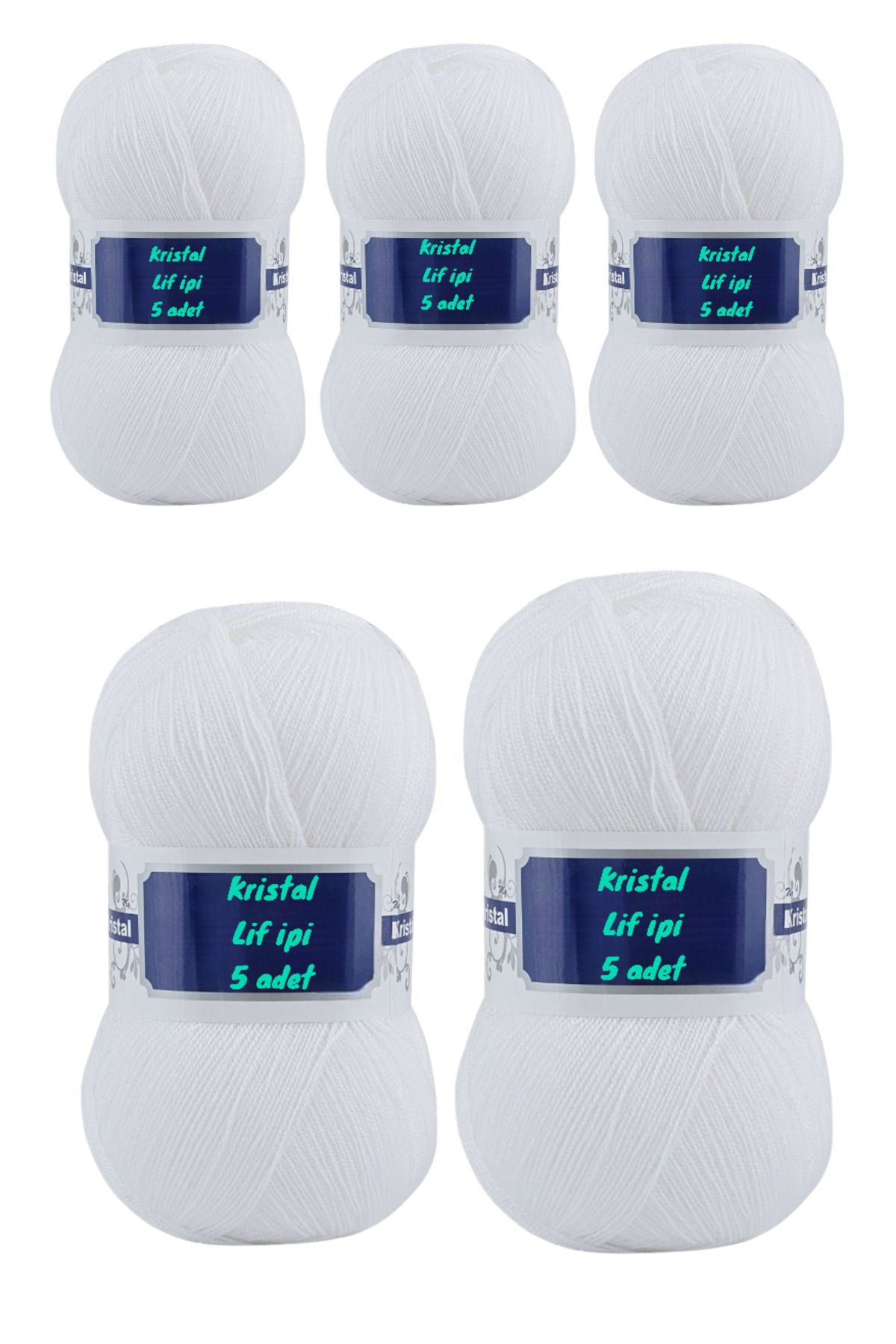 erdoğan hobi-5 Pieces of Fiber String - Set with Crystal String, Blanket and Double 3