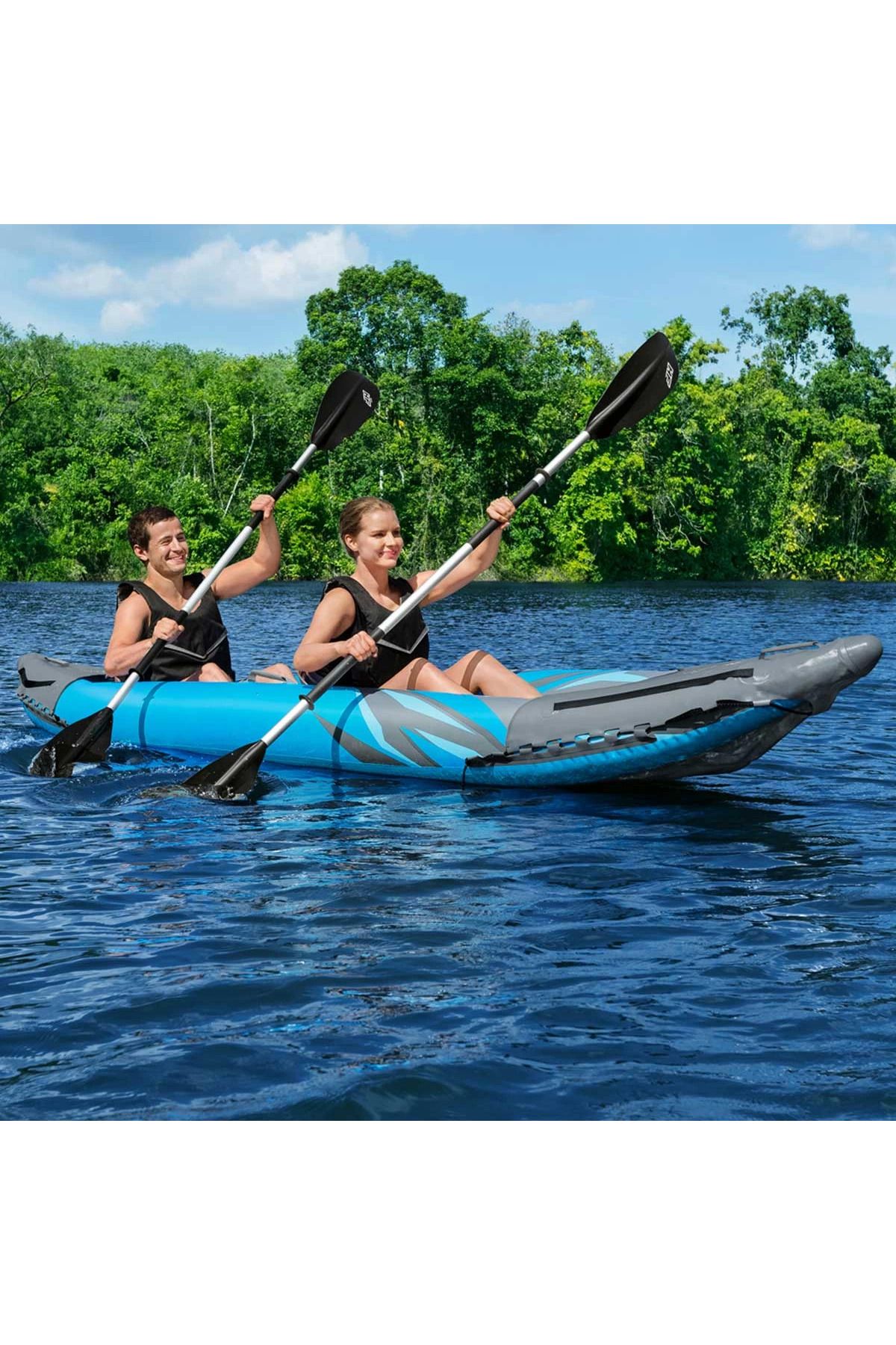 TOYFEST Hydro Force Surge Elite X2 Kayak Şişme Bot 382 x 94 x 42 cm