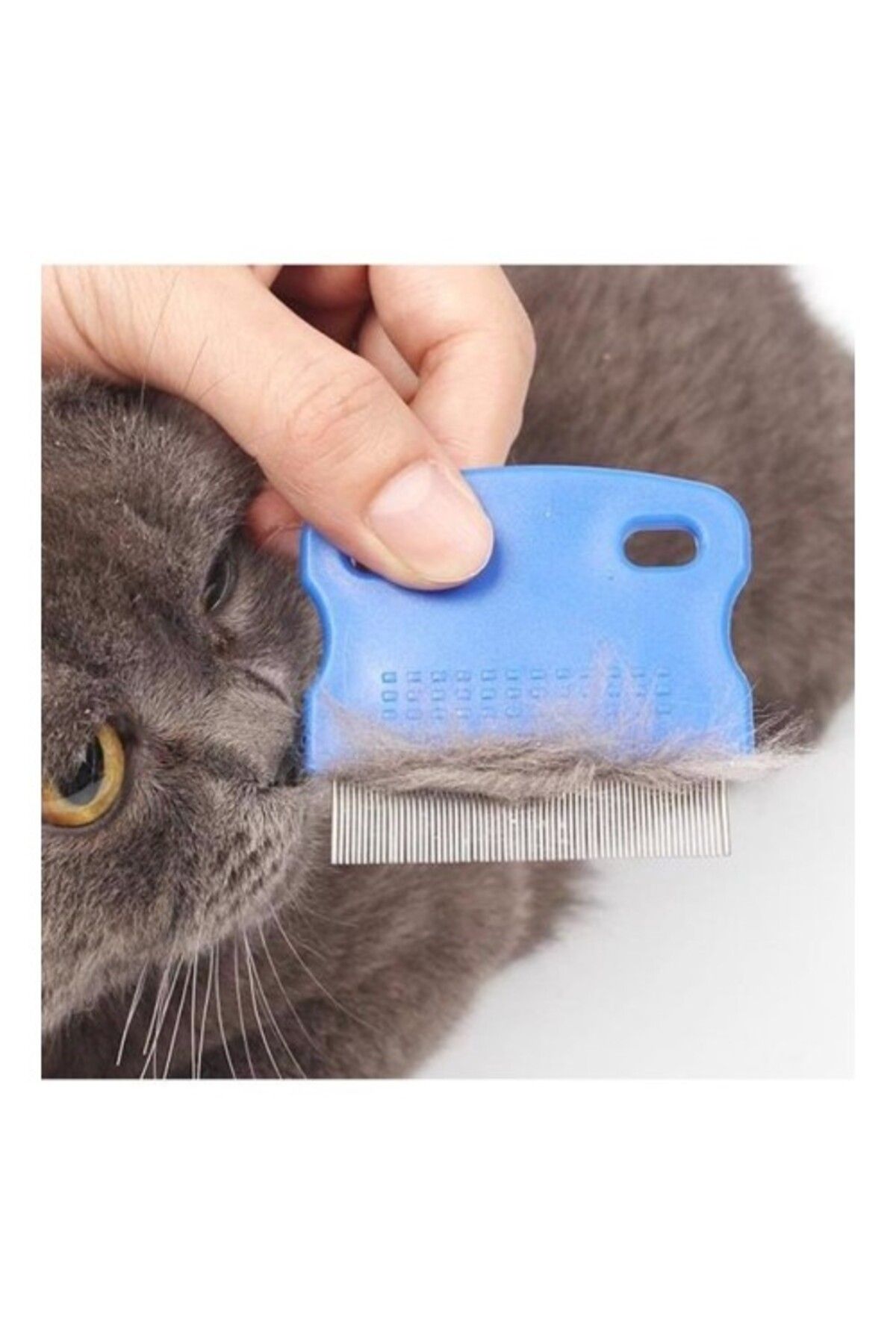 Mu Art Ahşap Kedi Köpek Pire Tarağı