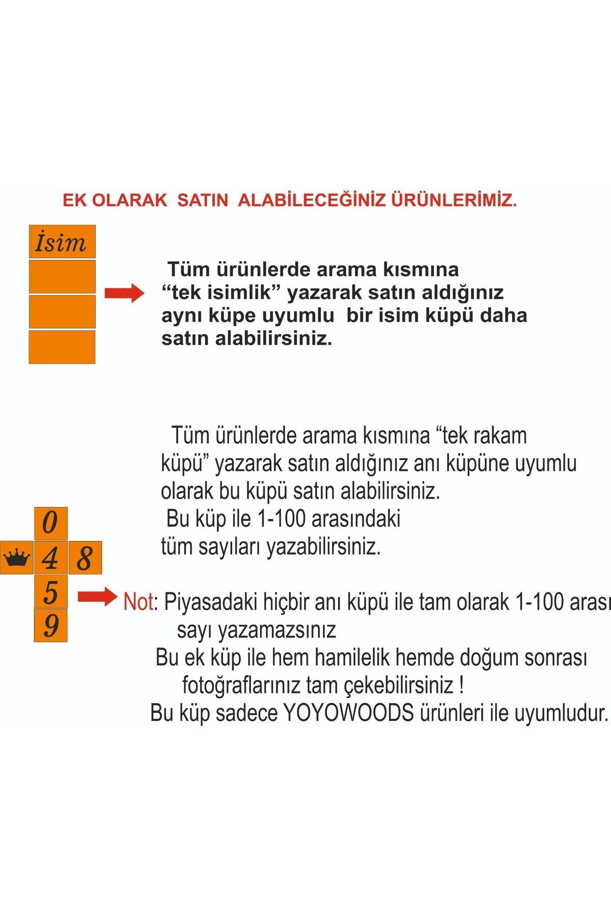Yoyowoods Isim Anı Küpü-dekor Oyuncak(Yulaf -Bej) fotoğrafı 6 (önizleme)