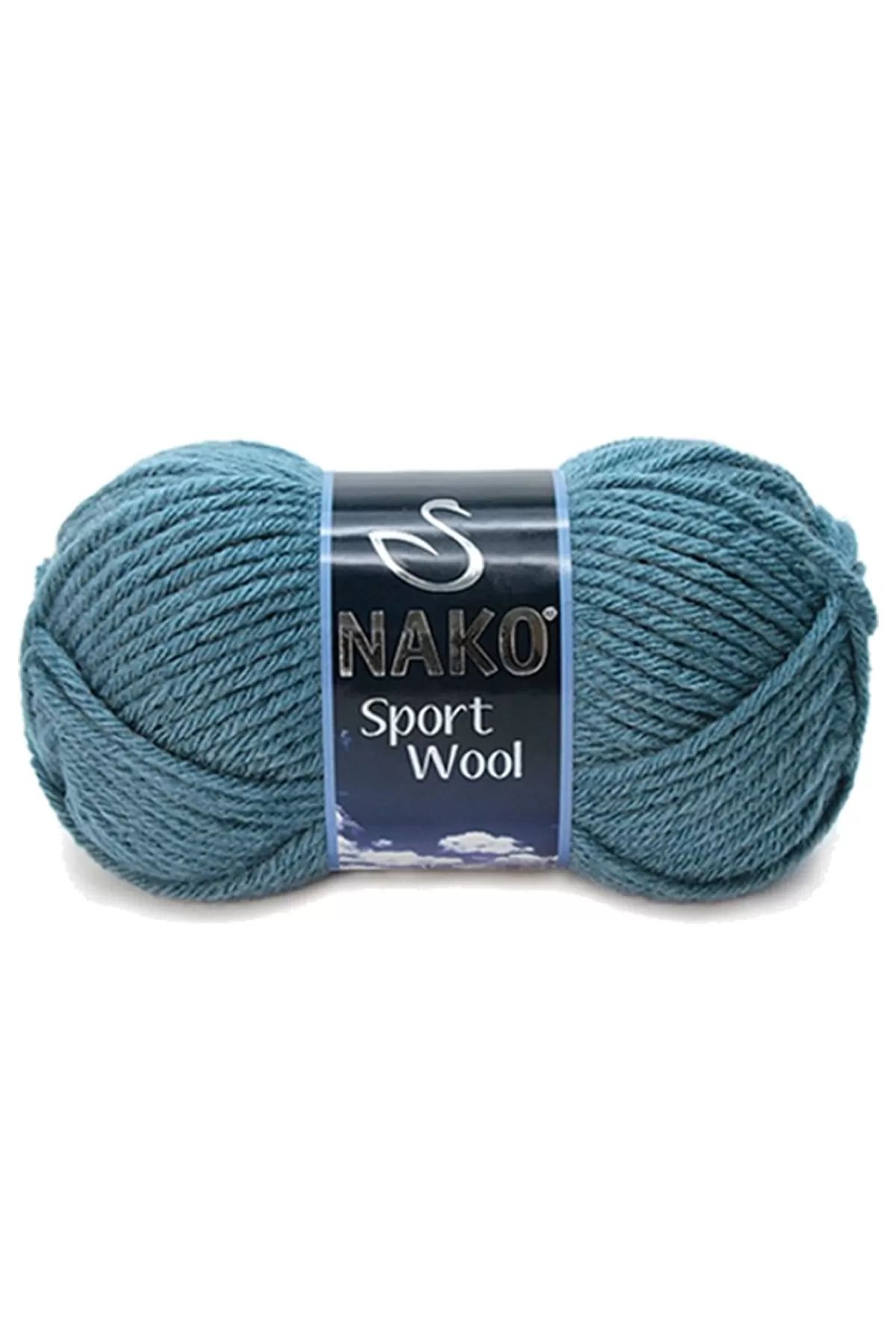 Take and Happy 1 Adet Sport Wool Atkı Bere Ceket Yelek Örgü İPi Yünü No: 185 Fırtına