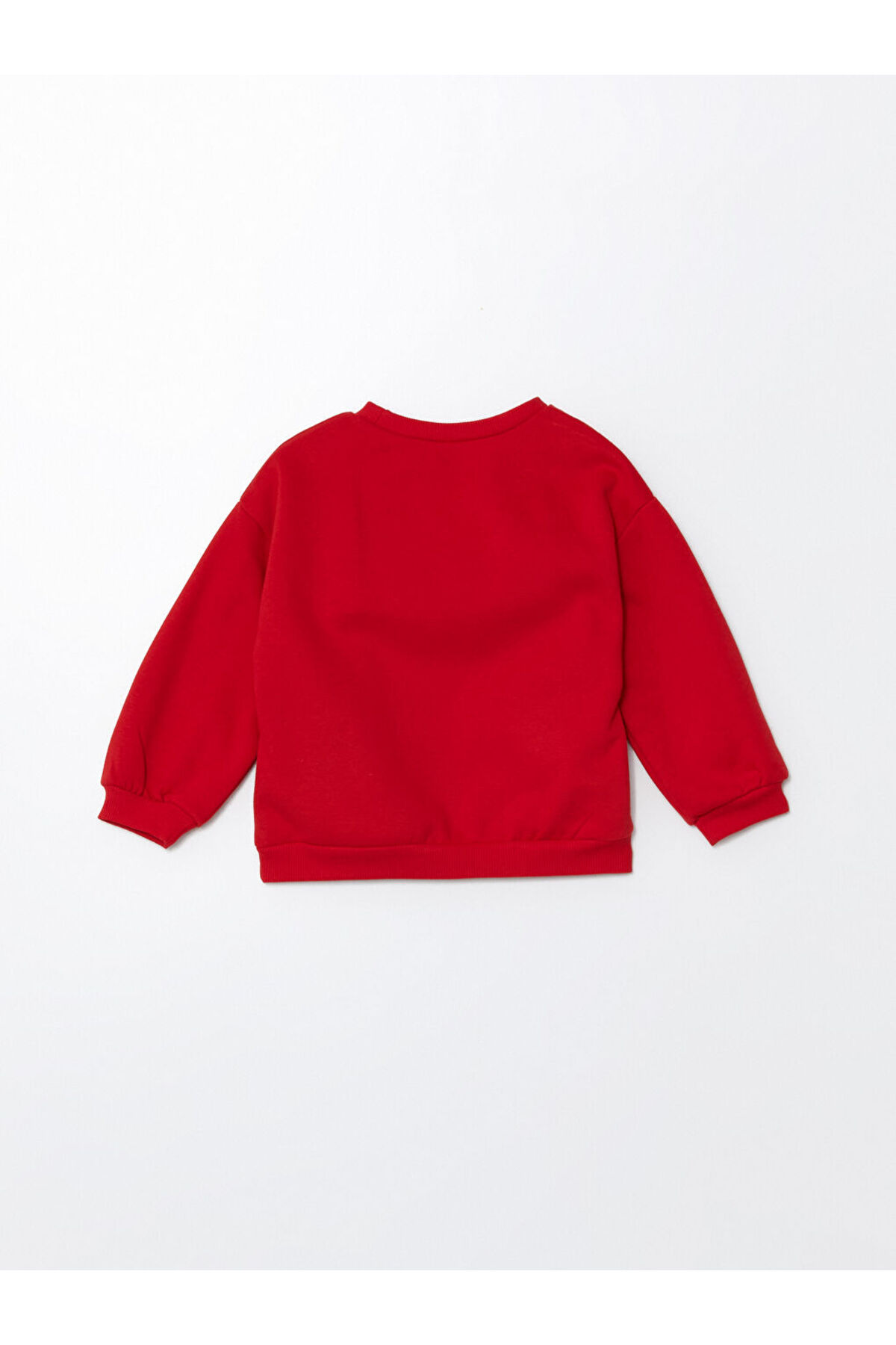 LC Waikiki GiyÇık Store Kırmızı Bisiklet Yaka Uzun Kollu Atatürk Baskılı Kız Bebek Sweatshirt fotoğrafı 3 (önizleme)