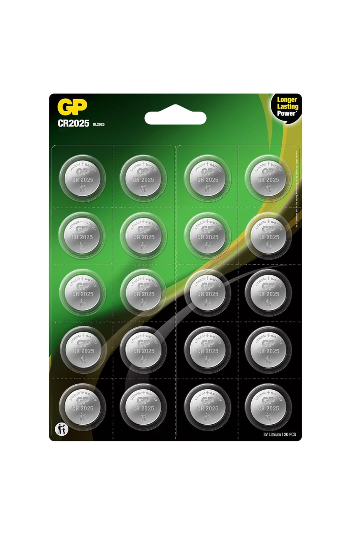 Findit GP CR2025 DL2025 20Lİ BLİSTERLİ LITYUM PARA PİL (GPCR2025-2CAI20) (2818)