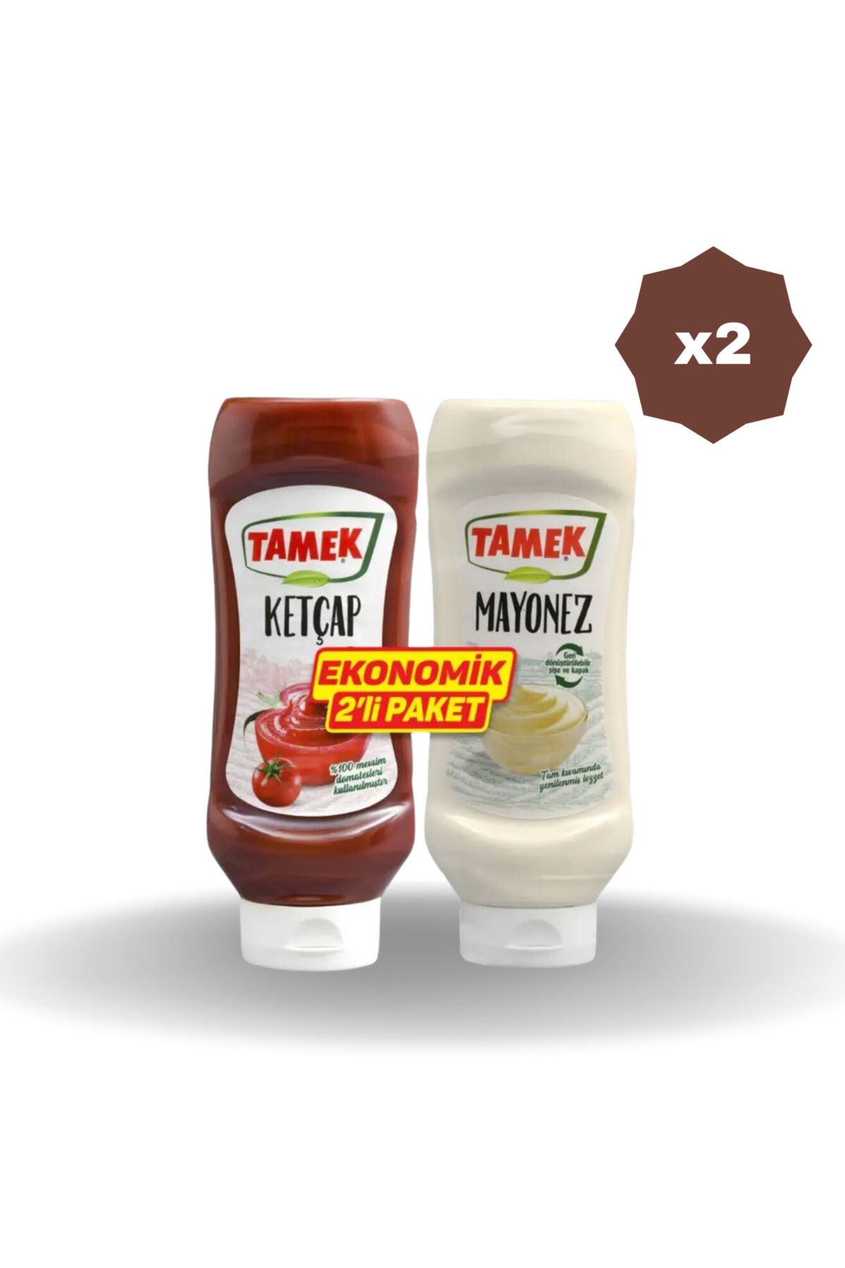 TAMEK KATÇAP 600 GR + MAYONEZ 540 GR X 2 ADET