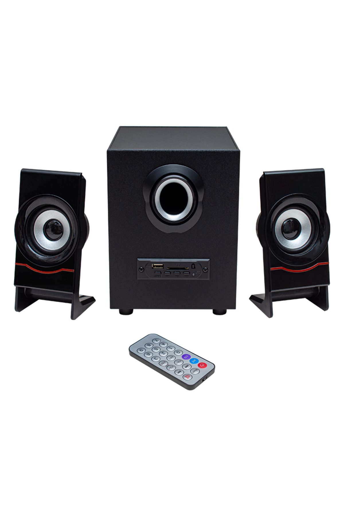 E BULURUM MAGICVOICE MV-4966 USB+TF CARD+FM+BT UKLI 2+1 SES SİSTEMİ (5067)