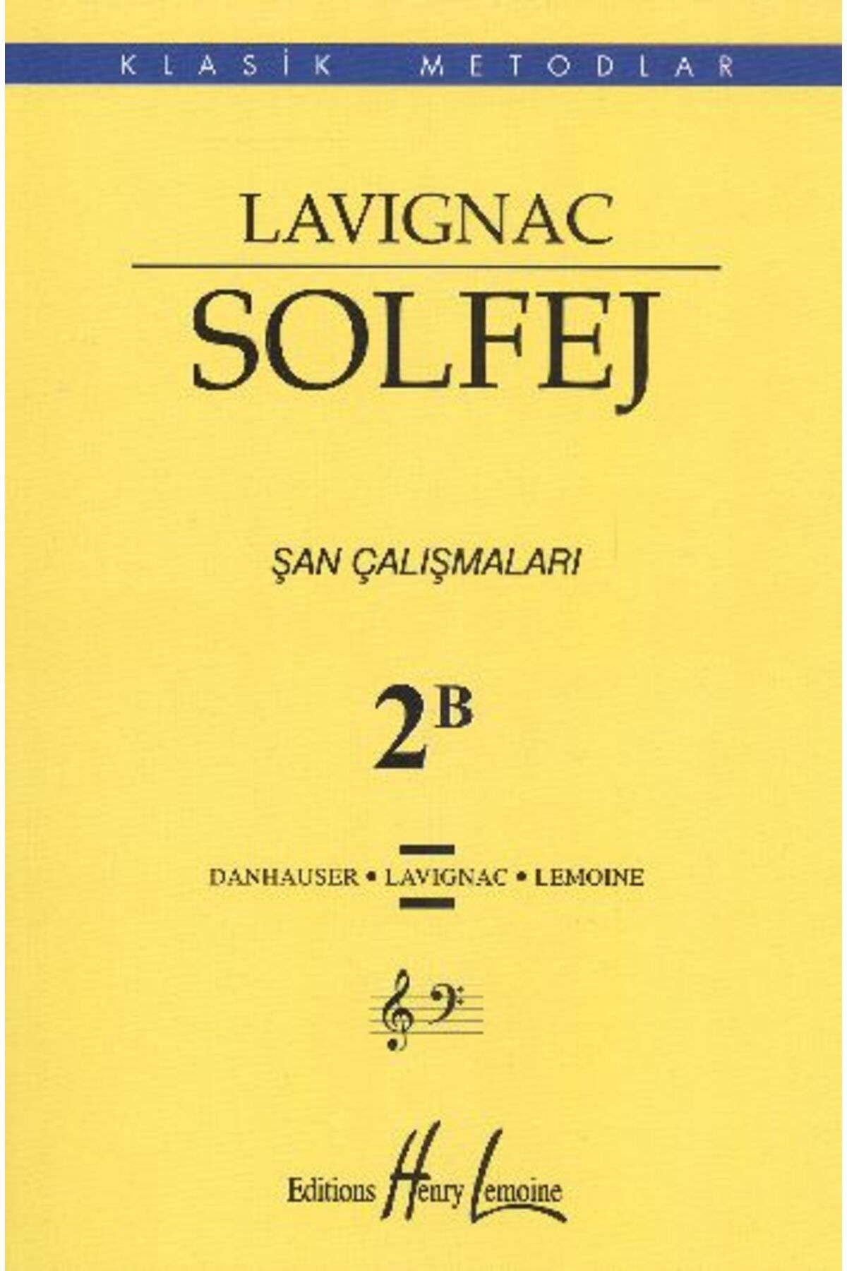 Porte Müzik Yayınları Lavignac Solfej 2B Şan Çalışmaları