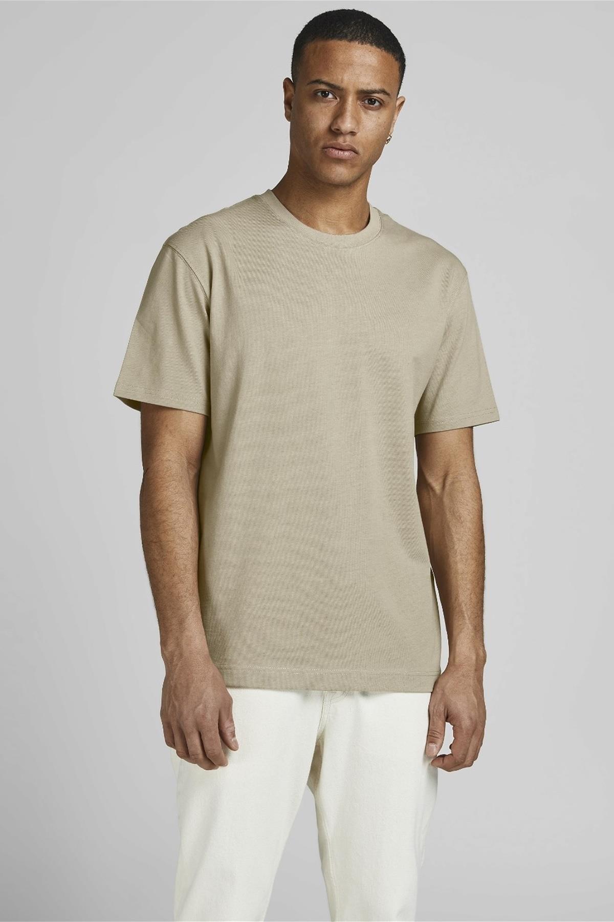 تی شرت مردانه طرح Jjerelaxed مدل Noos Ss O-neck کد 12190467 جک اند جونز تی شرت Jack & Jones
