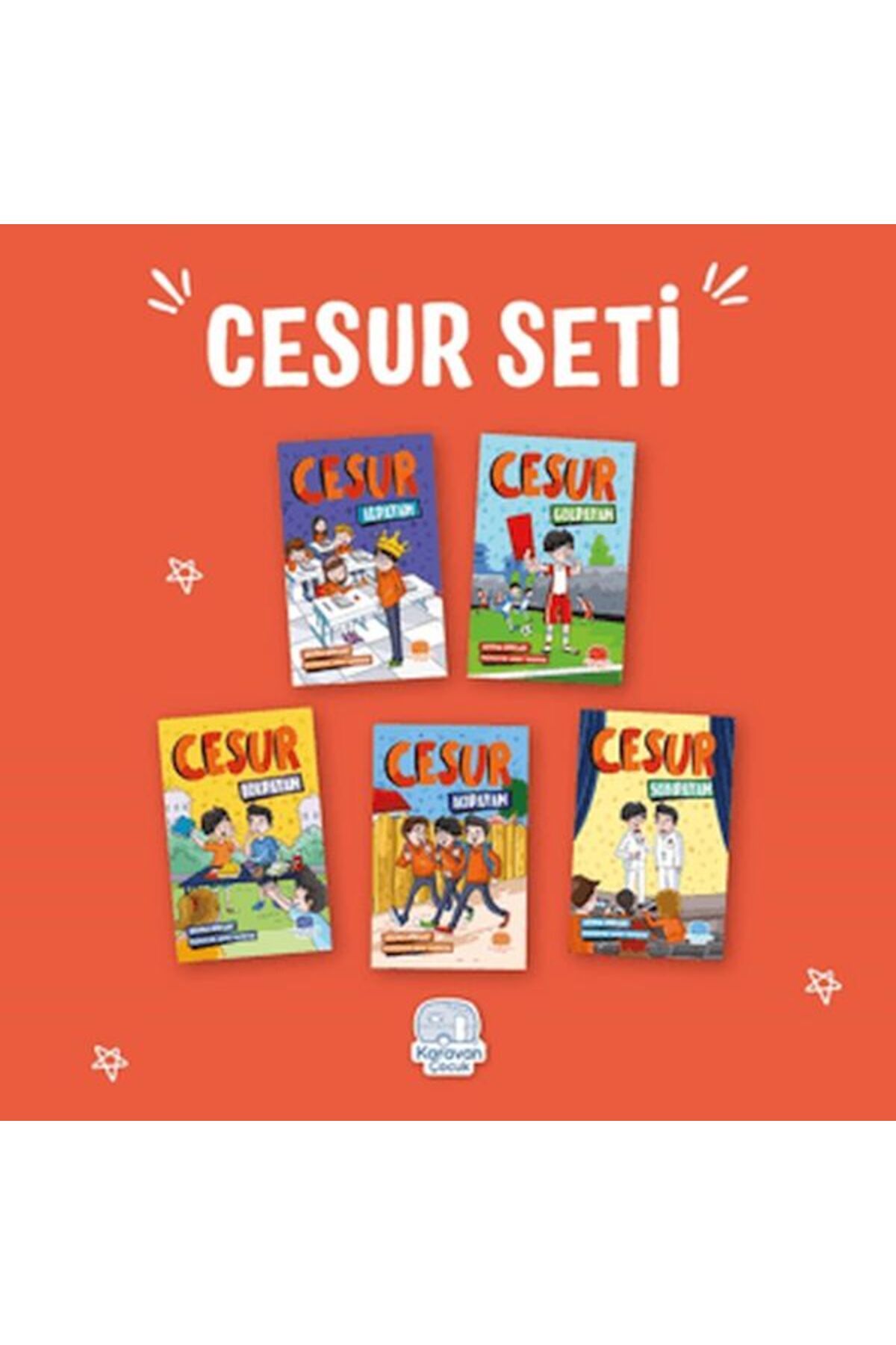 Karavan Çocuk Cesur Set (5 Kitap)