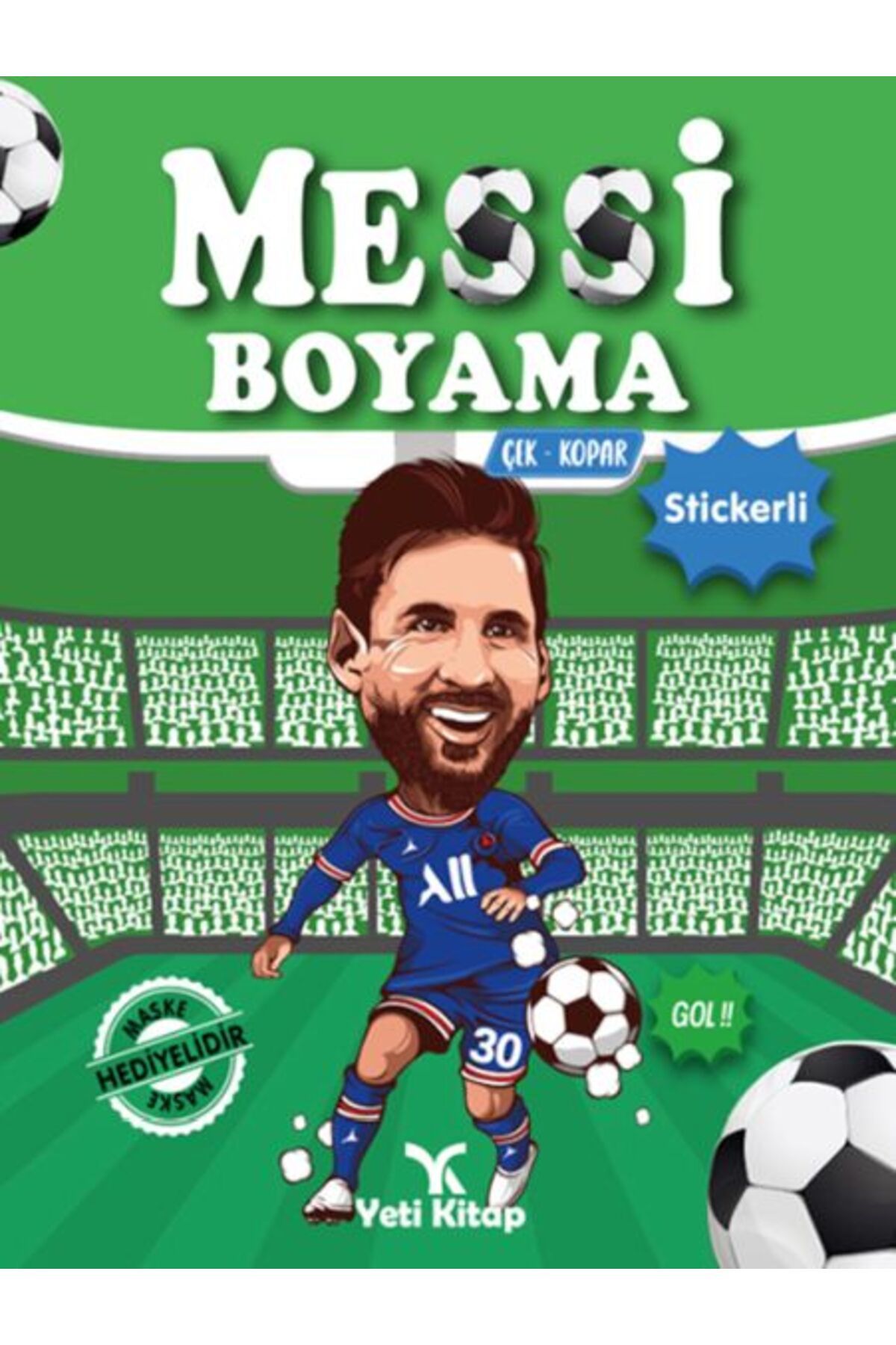 yeti kitap Messi Boyama Kitabı