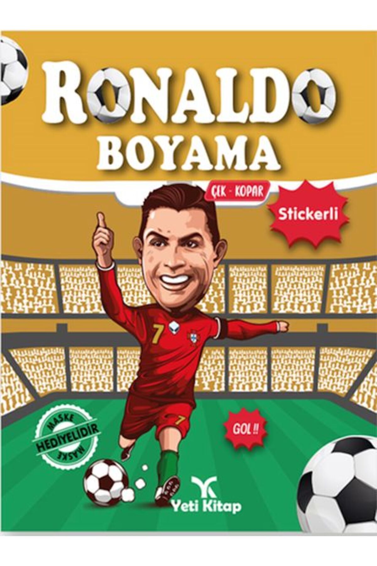 yeti kitap Ronaldo Boyama Kitabı