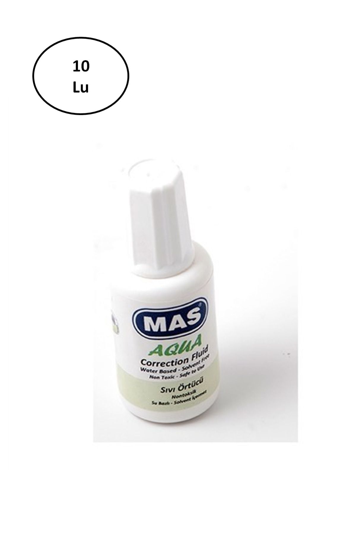 Mas Su Bazlı Sıvı Örtücü Silici 20ml 10'lu