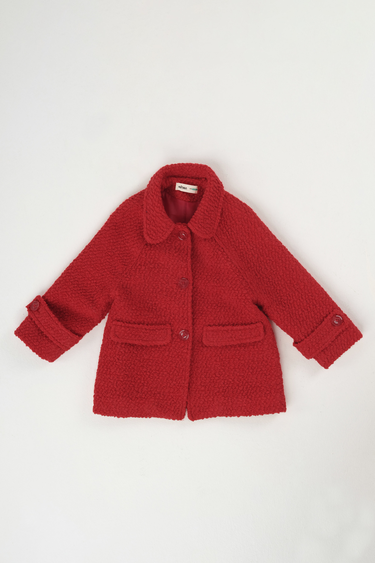 Mioma Kids Buklet Kaban Kırmızı fotoğrafı 4 (önizleme)