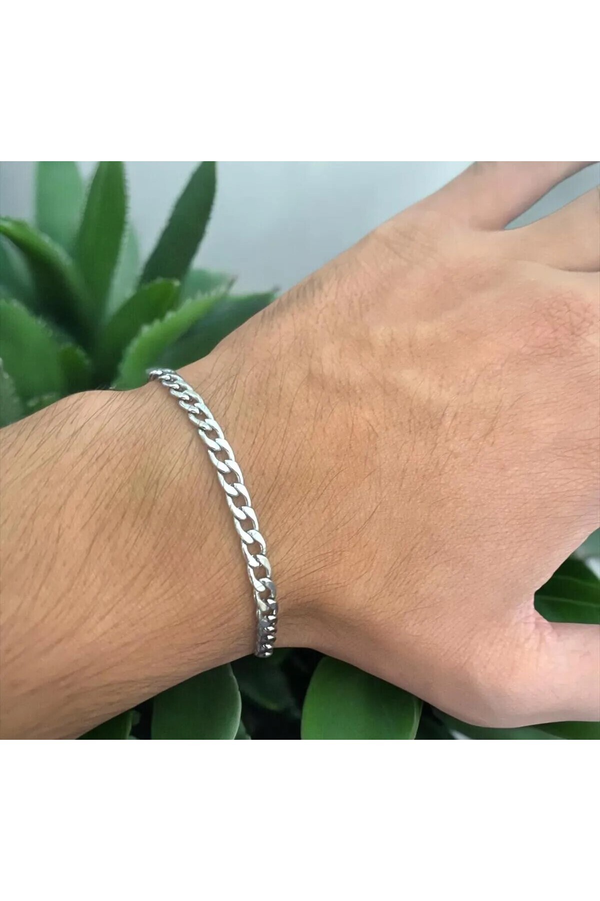 Özgül-SILVER COLOR STEEL BRACELET 3