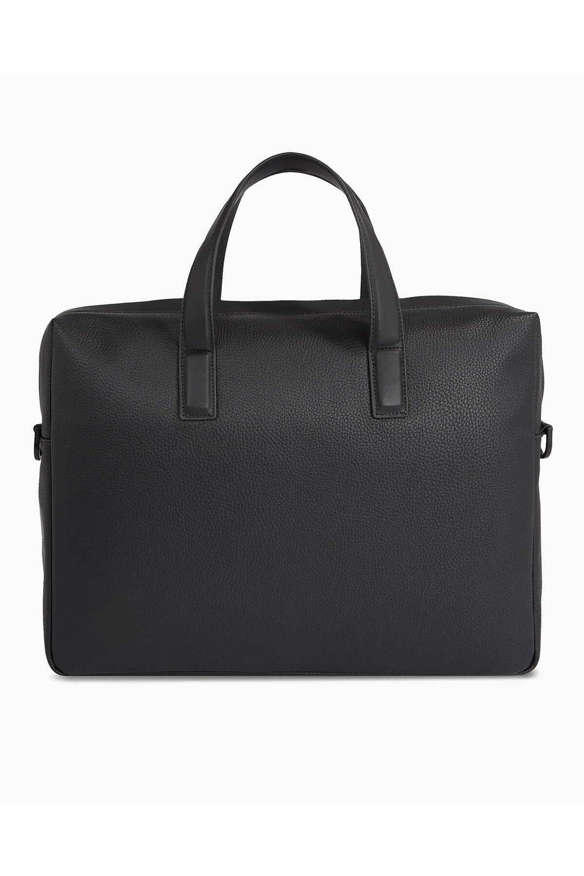 کیف لپ تاپ و اسناد مشکی مردانه سیاه پوست 30،5x37،3x7،8 سانتی متر CK باید Calvin Klein
