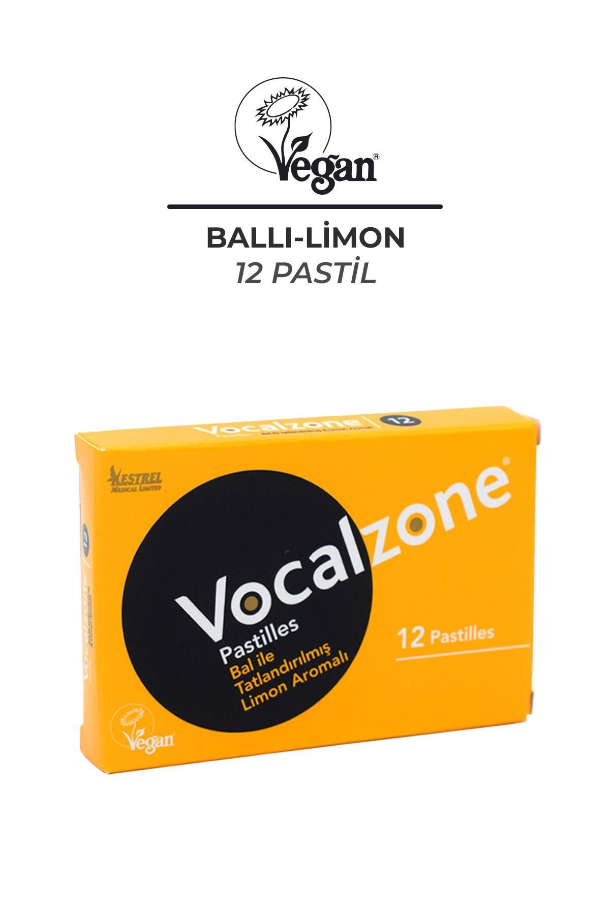 Vocalzone Ballı Limonlu Pastil 12