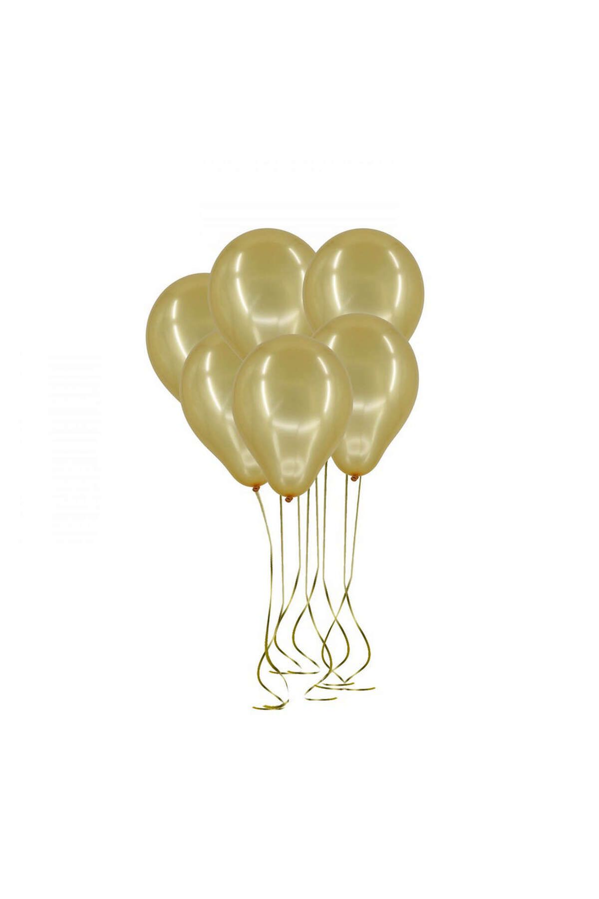 ZERO LAND - 100 adet Metalik Balon Gold 12 inç - 30 cm YKTSN