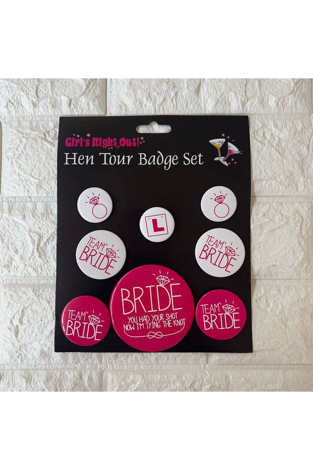 ZERO LAND - Bride To Be Parti Rozeti 8 adet No3 DRSTR