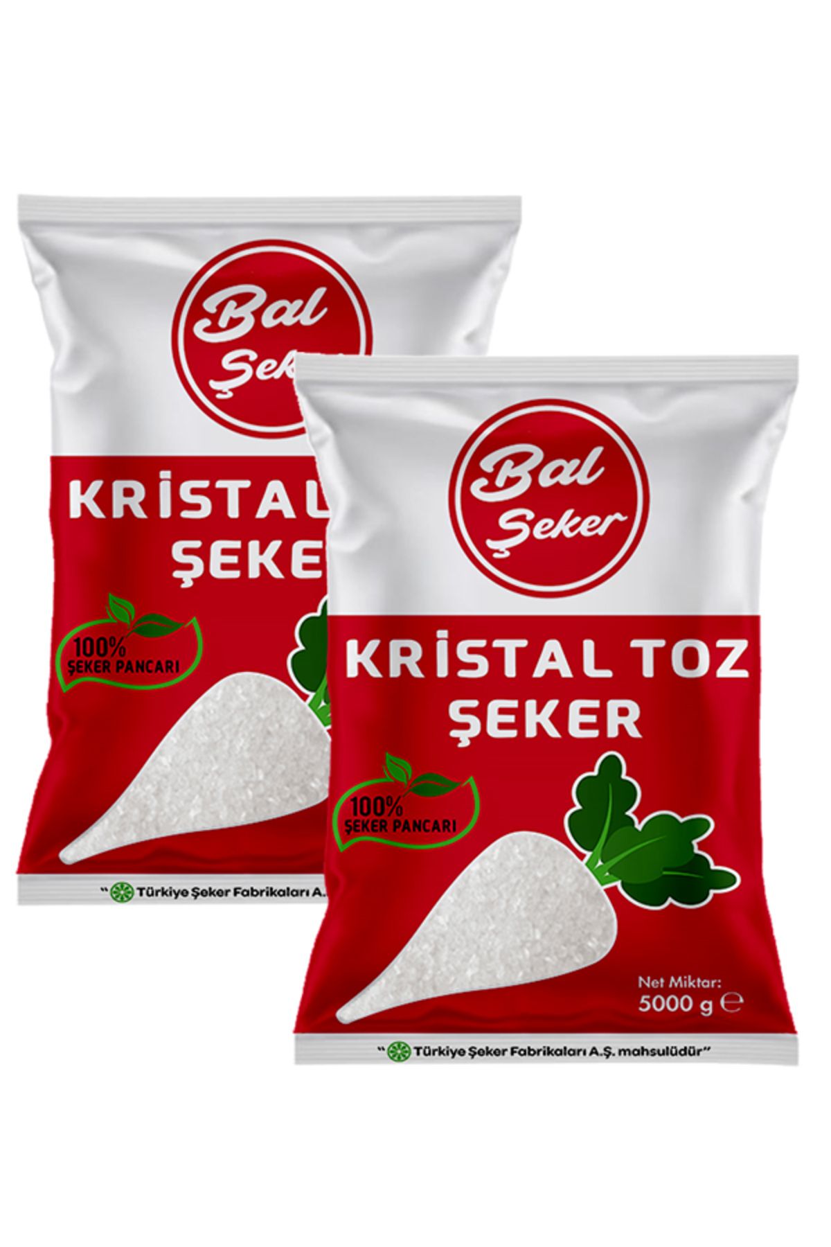 B.Ş. BALŞEKER Toz Şeker 5 Kg X 2 Adet