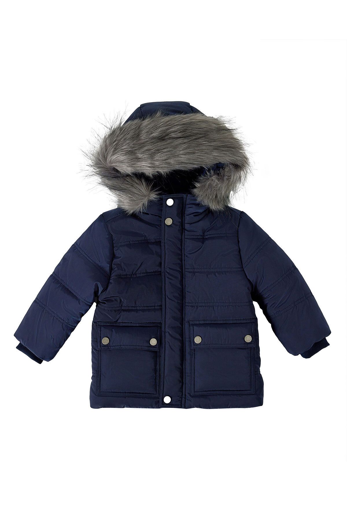 Miny Center-Boy's Coat Navy Blue 1