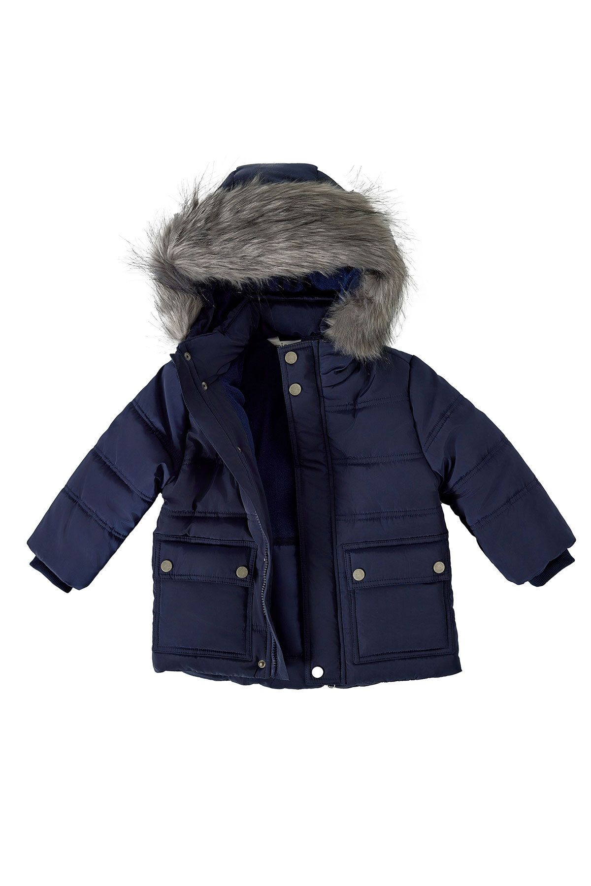 Miny Center-Boy's Coat Navy Blue 3